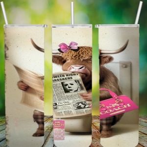 Rustic country woman's tumbler